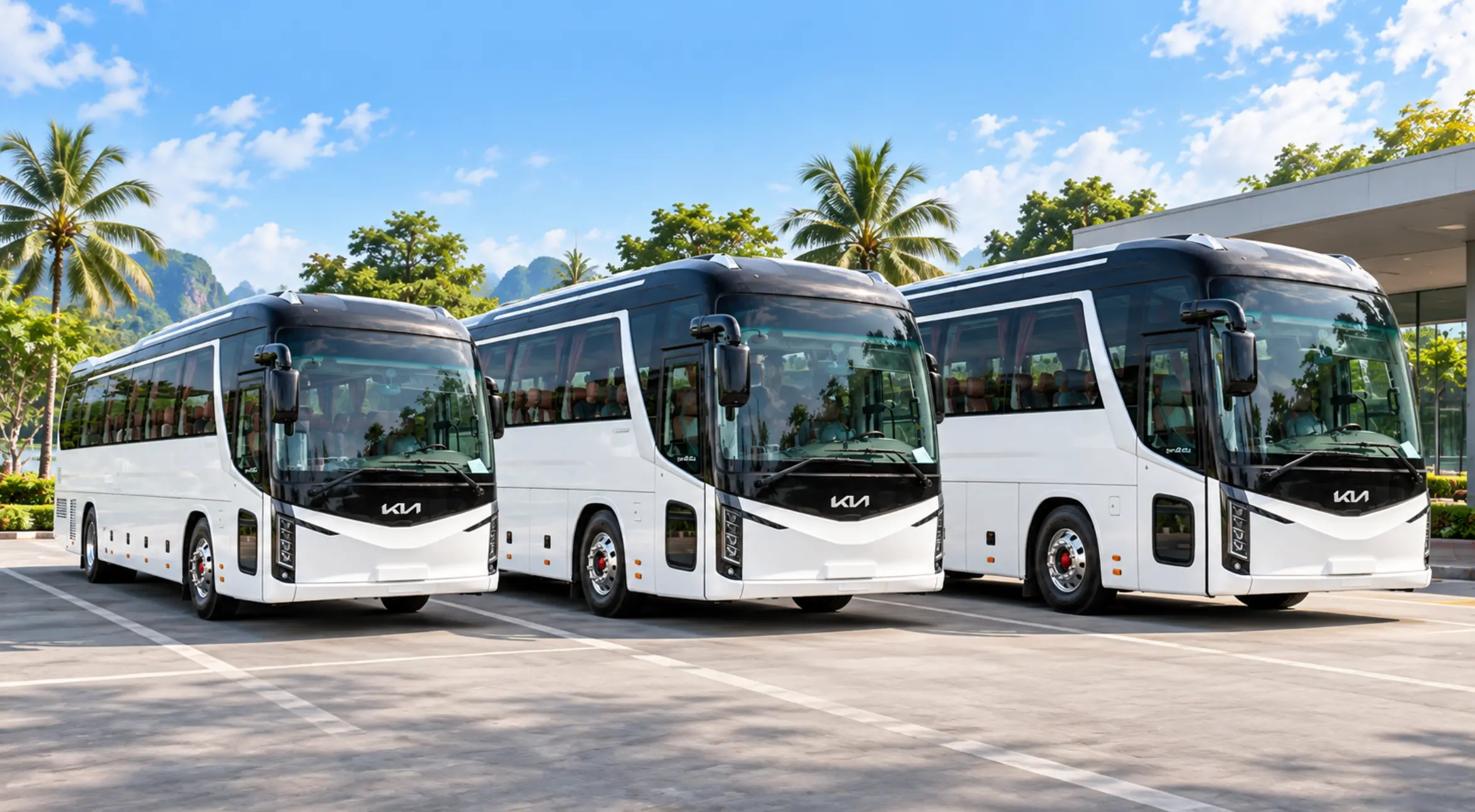 Cho Thuê Xe Chạy Tour Việt Nam – Campuchia | Xe 29–45 Chỗ