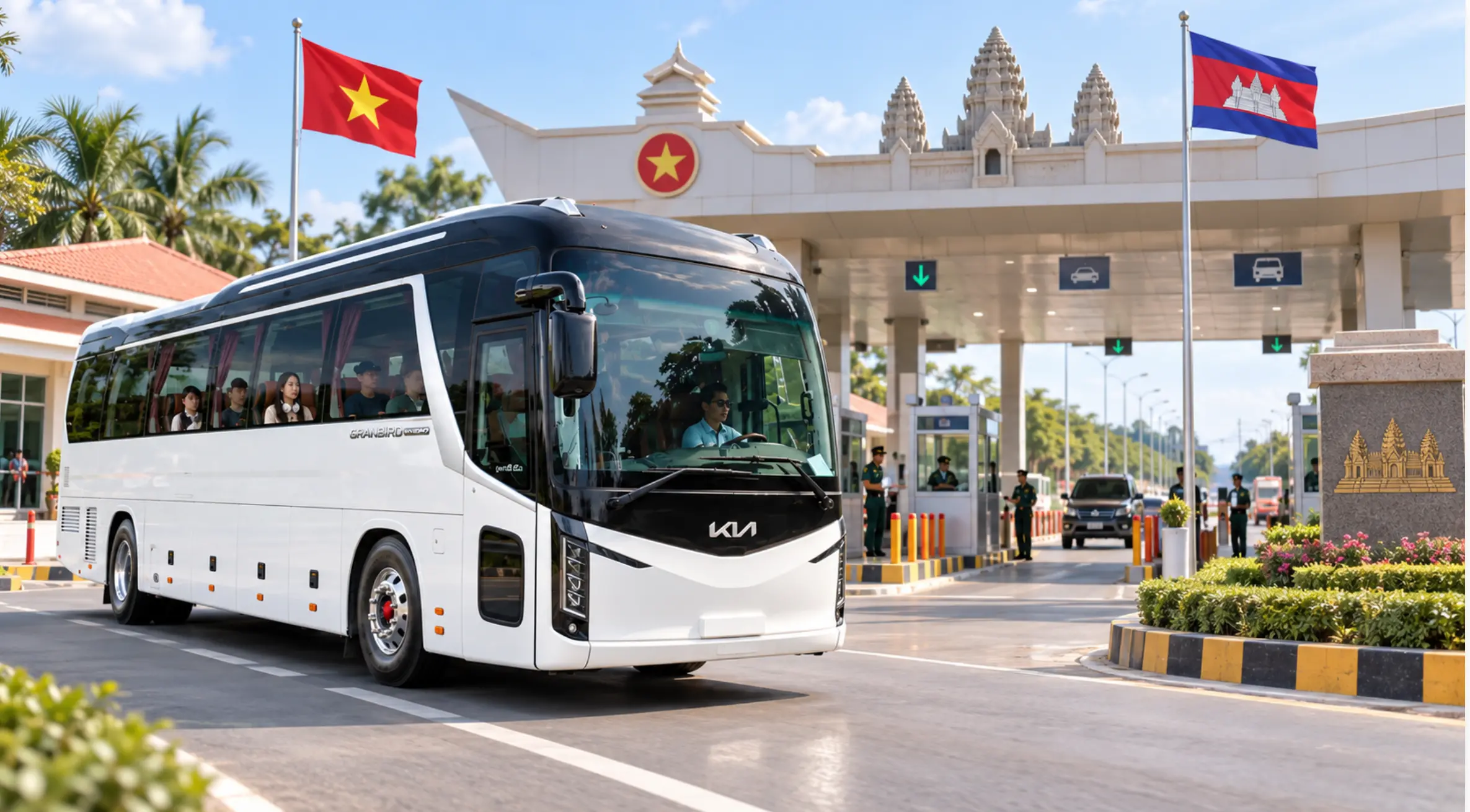 Cho Thuê Xe Chạy Tour Việt Nam – Campuchia | Xe 29–45 Chỗ