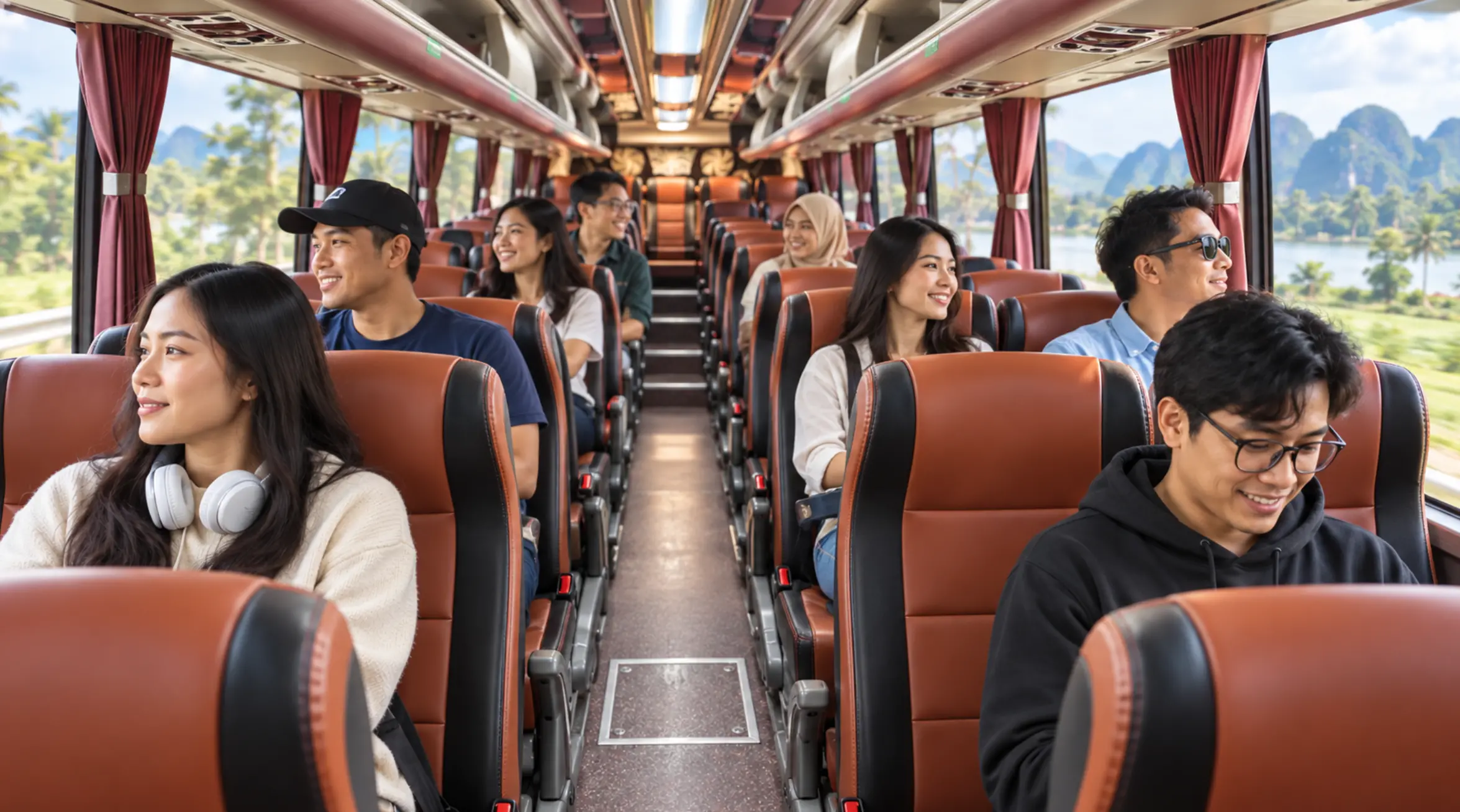 Cho Thuê Xe Chạy Tour Việt Nam – Campuchia | Xe 29–45 Chỗ