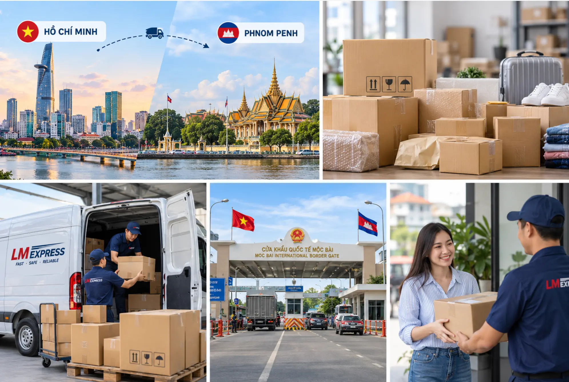 Vận Chuyển Hàng Hóa Hồ Chí Minh – Phnom Penh | LM Express