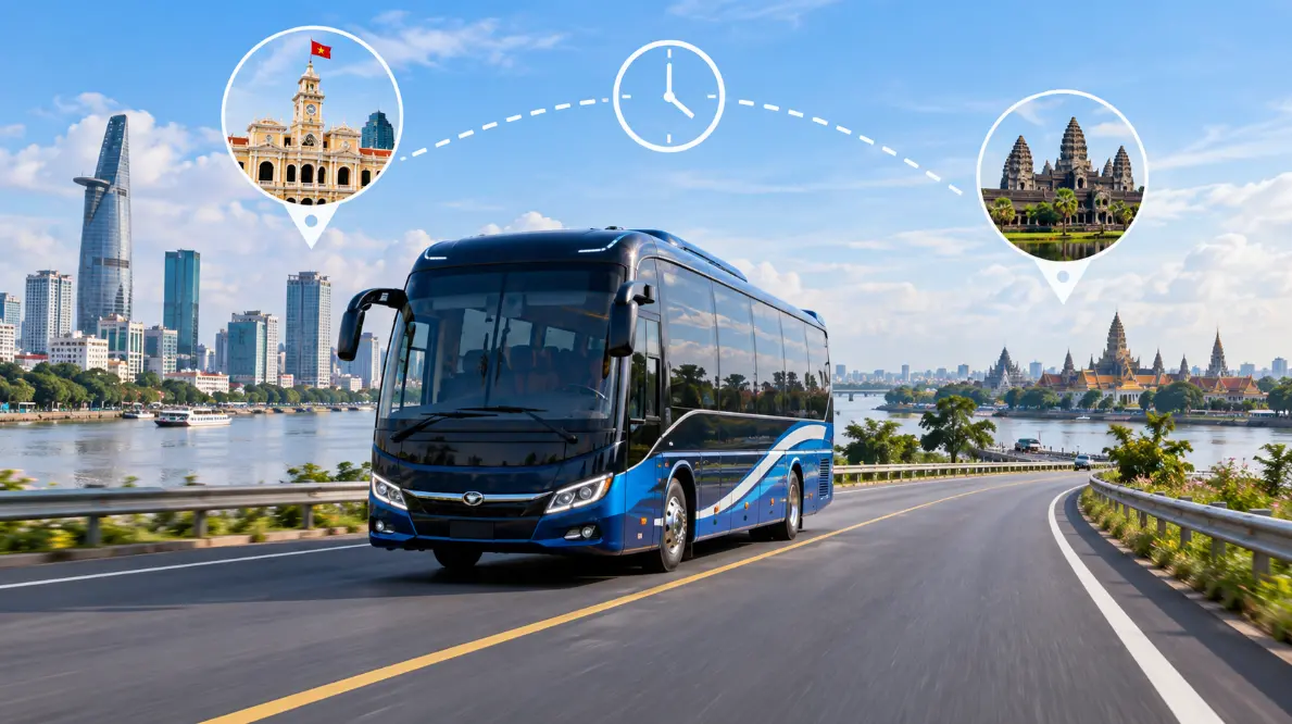 Xe Khách Sài Gòn Đi Phnom Penh: Những Điều Hành Khách Cần Biết