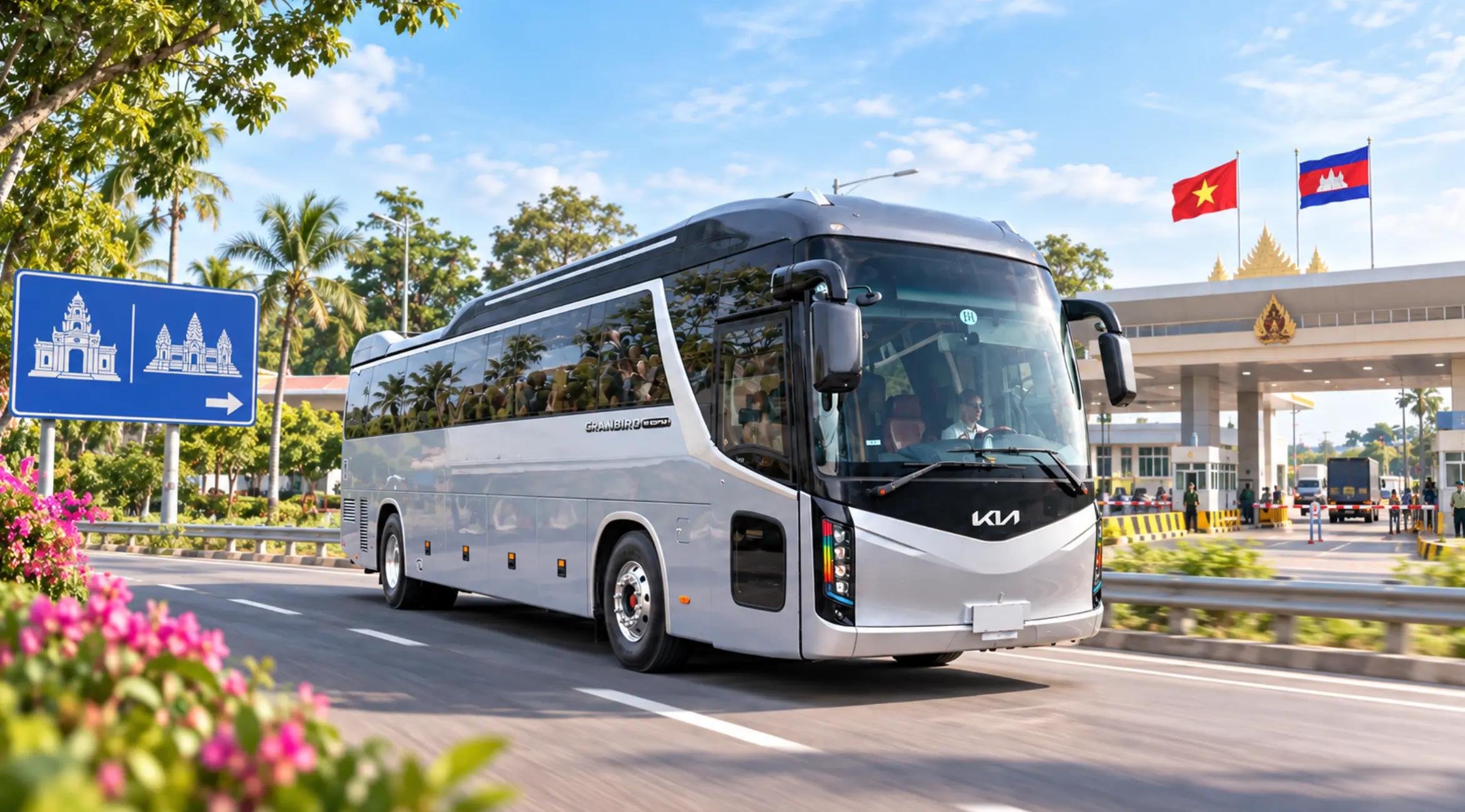 Xe khách Vĩnh Long đi Phnompenh và ngược lại