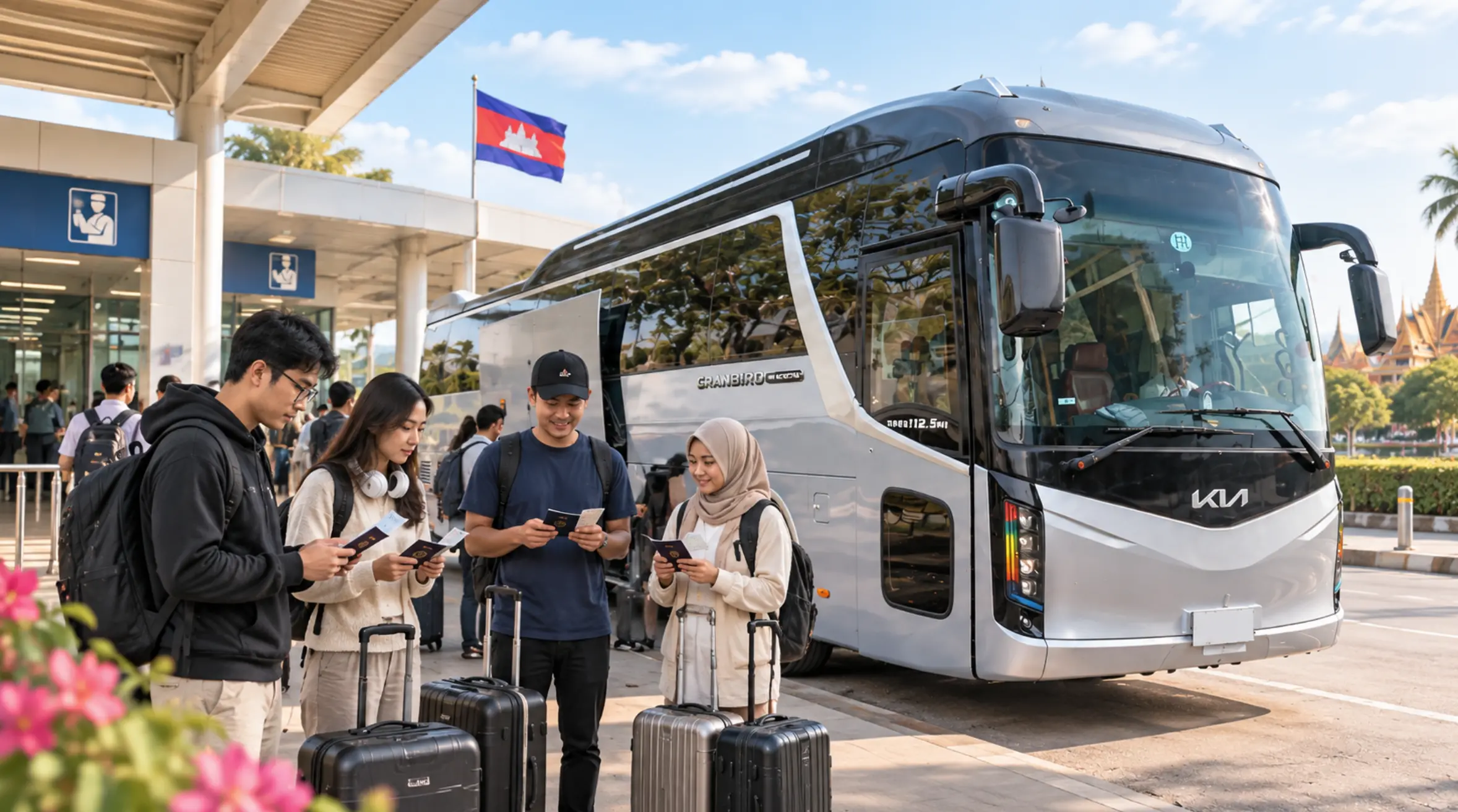 Xe khách Vĩnh Long đi Phnompenh và ngược lại