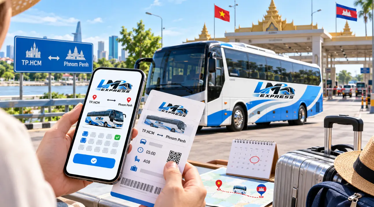 Giá vé xe khách đi Phnom Penh gồm những gì? Cách kiểm tra