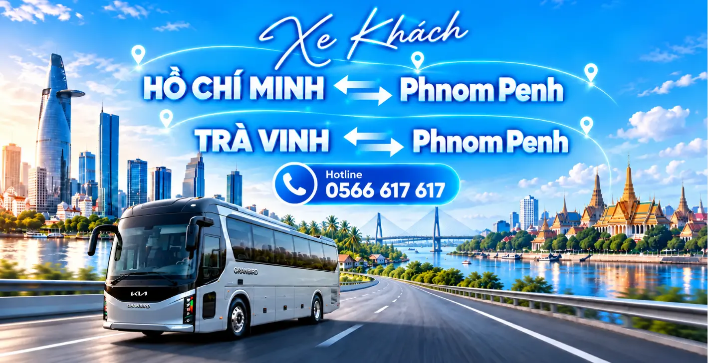 Xe khách đi PhnomPenh Campuchia